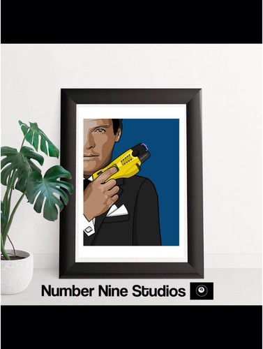 Less Lethal Bond Illustration Artwork A3 Print, signed, limited to 500 prints - Picture 3 of 5
