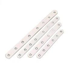 Stainless Steel Repair Plate Flat Straight Fixing Mending Corner Brace Bracket