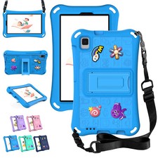 For Samsung Galaxy Tab A9 Plus/A9 Cute Kids Case Protective Lanyard Stand Cover