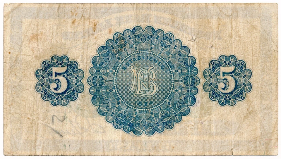 Billete de 5 libras de Irlanda del Norte (Northern Bank Limited) 1940 en estado bastante bueno+ Foto 2 de 4