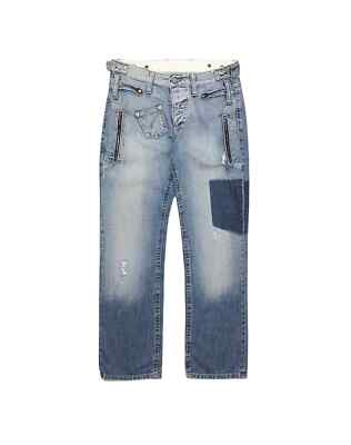 2004 NEIL BARRETT washed multipocket detailed jeans M