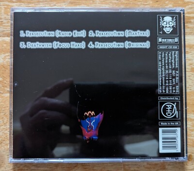 Intra-Venus- Persecution CDS- 4TRK MAXI-SINGLE! TRANCE! GOTH