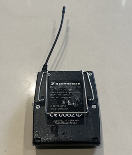 Sennheiser SK 300 G3 Bodypack Transmitter Range G 566-608mhz - Picture 2 of 4