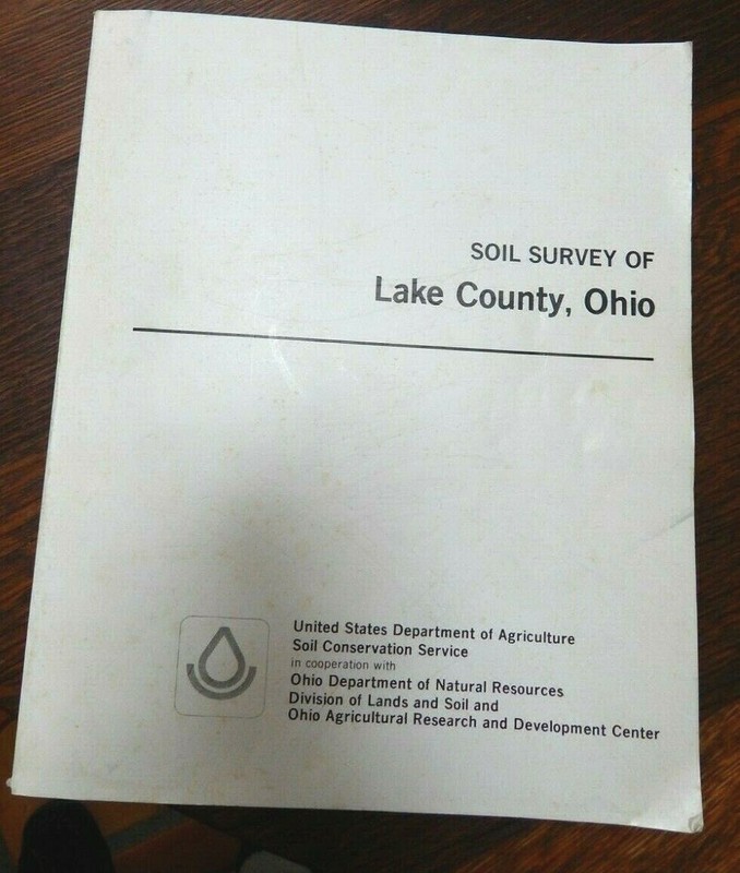 Soil Survey of Lake County Ohio~ 1991 ~booklet