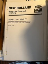 Operations Troubleshooting Guide New Holland Forage Harvester 1805 1905 2205 Adjust Mat