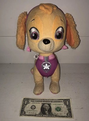 Paw Patrol Real Talking Skye Plush Dog Pet Toy Girl Pink ...