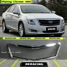 Chrome Abs Front Bumper Upper Grille Grill Frame Fits Cadillac Xts 2013-2017