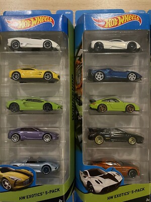 Hot Wheels HW Exotics 5 Pack ULTIMATE COLLECTION Super Rare 2014