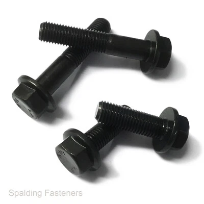SPALDING FASTENERS M8 M10 M12 M14 Metric 10.9 Grade High Tensile Steel Large Head Flange Bolts