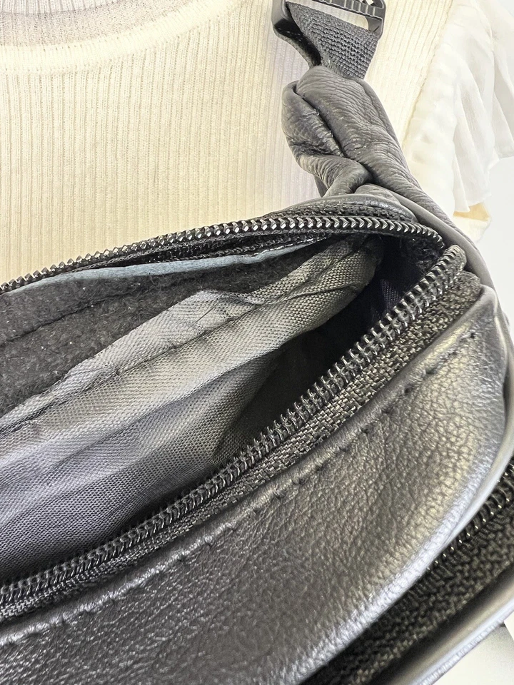 New 100% Genuine Cowhide Leather Phone Coin Key Mini Belt / Sling Bag - Image 4 of 4