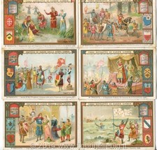 Chromo Liebig Sang. 513 ITA Le Crociate II ANNO 1897