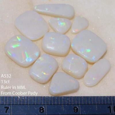 Coober Pedy Opal TCW 100% Natural Solid Australian Opal