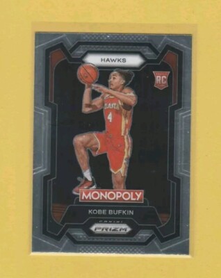 Kobe Bufkin 2023-24 Panini Monopoly Prizm Base Rookie RC Hawks #6