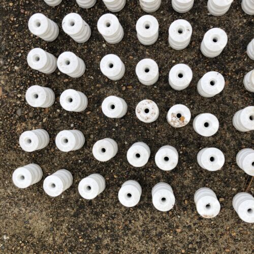 Kleiner Keramik Isolator Multi Groove SEARS USA Handwerk Dekor 20er Set Vintage - Bild 11 von 17