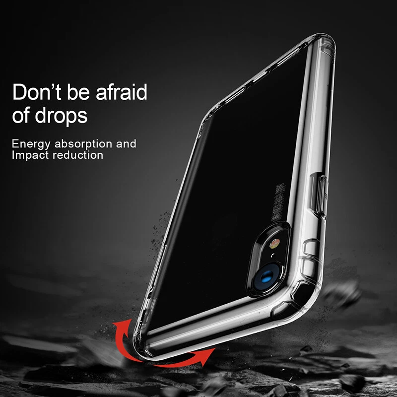 适用于 iPhone XR XS MAX 防震透明透明手机壳 保护套 — 第 4/4 张图片
