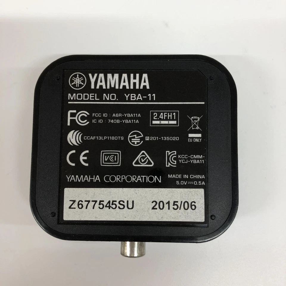 YAMAHA YBA-11 Bluetooth Audio Receiver Wireless Adapter Japan Used - Image 4 of 4