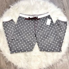 Medium PJ Salvage Polka Dot Grey Pajama Pants NWT - So Soft 