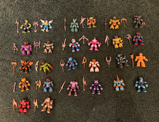 Mixed Lot 26 Battle Beasts Figures, 24 w/ Weapons, No Packaging