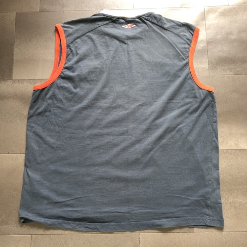 Vintage Umbro Sleeveless Vest Retro Sportswear Tank Gym Workout Top Men’s XL - Picture 10 of 11