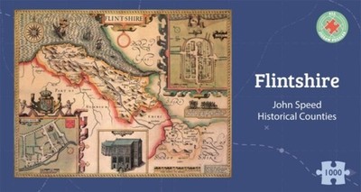 Flintshire Historical 1610 Map 1000 Piece Puzzle (Paperback Book)