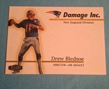 1998 Fleer Ultra Damage Inc. Drew Bledsoe 