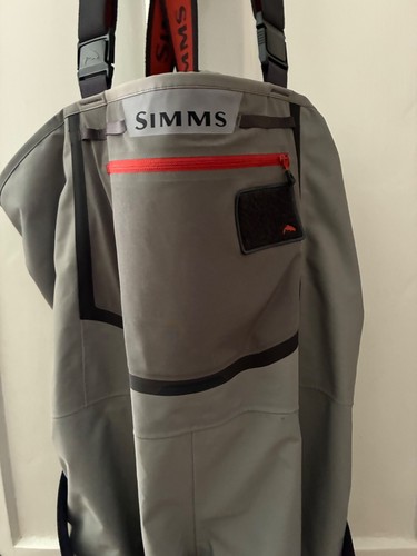Fly Fishing Men's LOT Simms Waders Boots LLBean Pants Burrito Bag EUC 11 XLS - Picture 4 of 8