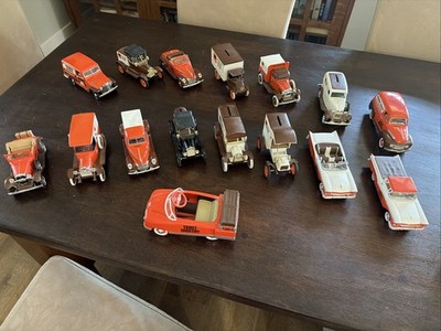 16 Vintage Lot of Trustworthy Die Cast Trucks And Cars.