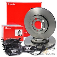 BREMBO COATED BREMSSCHEIBEN+BELÄGE+WK VORNE FÜR SKODA ROMMSTER 5J
