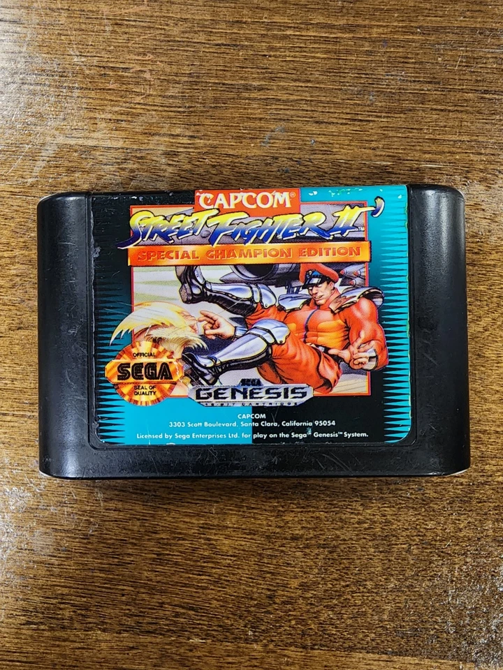 Street Fighter 2 Special Champion Edition Sega Genesis, 1993 Tested And Working - Image 2 of 3