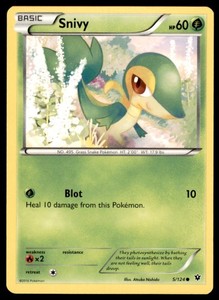 2016 Pokemon XY Fates Collide Snivy English #5
