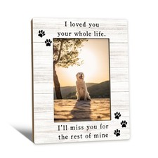 Dog Memorial Picture Frame 5x7, Memorial Pet Photo Frame, Pet Memorial Gifts