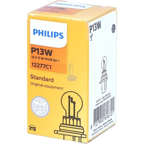 P13W Philips Standard Halogen Scheinwerfer Signal Innenbeleuchtung Lampe NEW-image