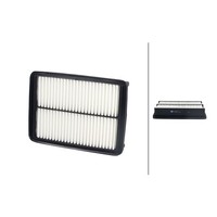 Luftfilter-Einsatz 262 X 187 Mm Hella Passend FüR U.A. Hyundai H350