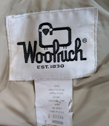 Vintage Woolrich Orange Camo Jacket Hunting Made In USA Insulated Blaze Medium - Picture 10 of 10