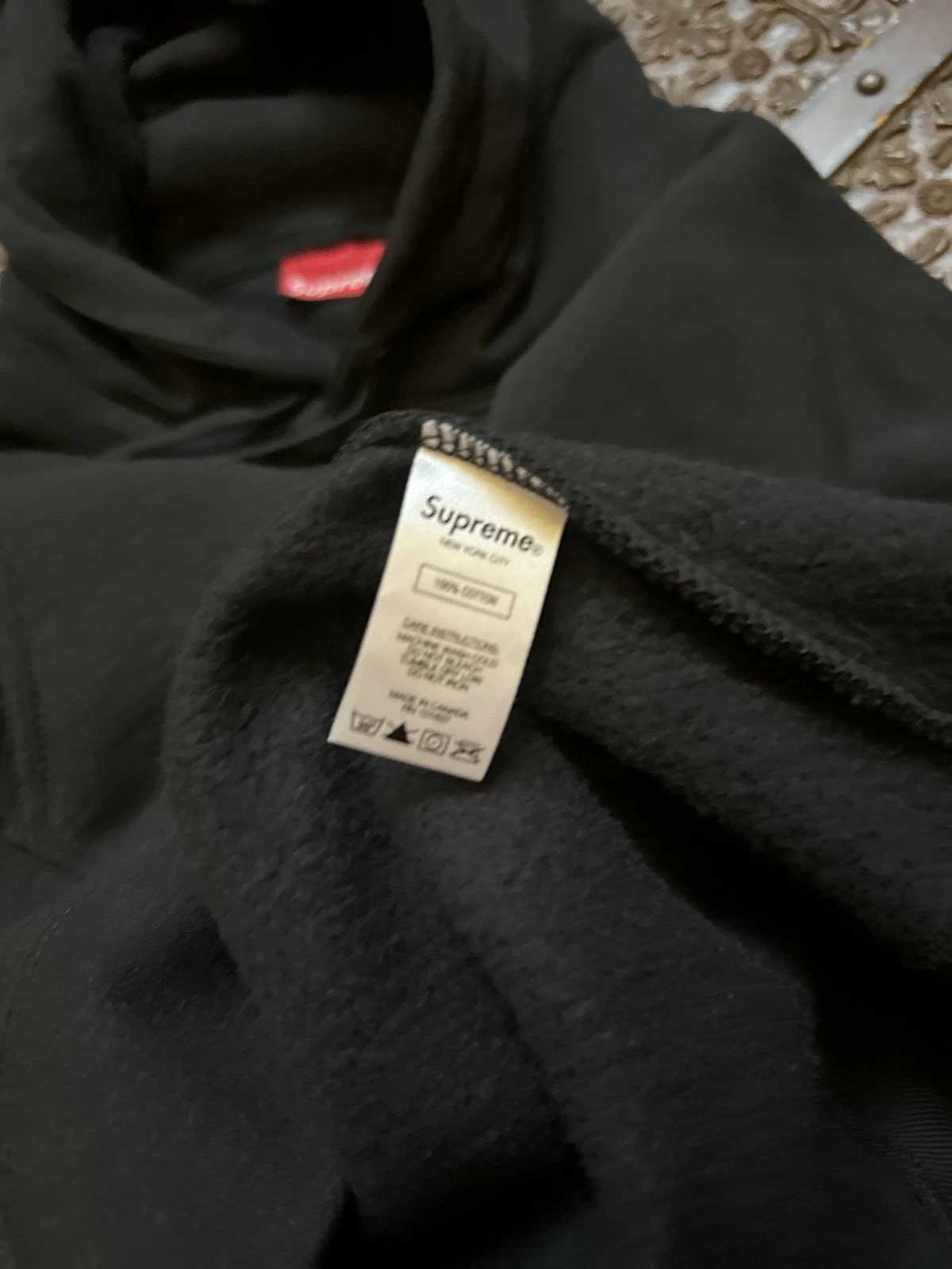 Felpa con cappuccio grande Supreme Dont Care