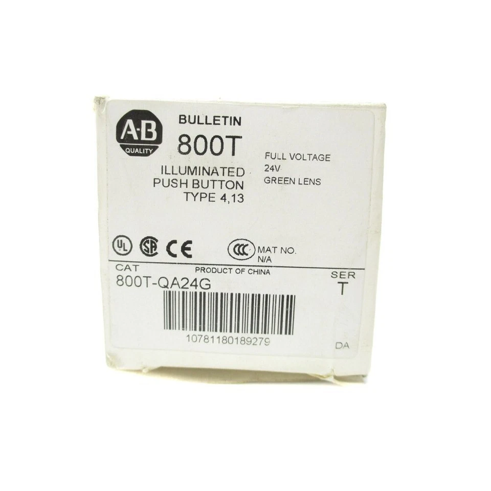 NEW ALLEN BRADLEY 800T-QA24G 24VAC/DC (WH) 800TQA24G - Image 2 of 4