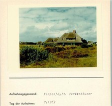 10129408 - 2285 Kampen Ferienhaeuser Foto montiert auf Karton Kampen (Sylt)