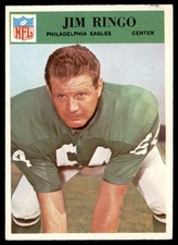 1966 Philadelphia #141 JIM RINGO  Philadelphia Eagles  EX