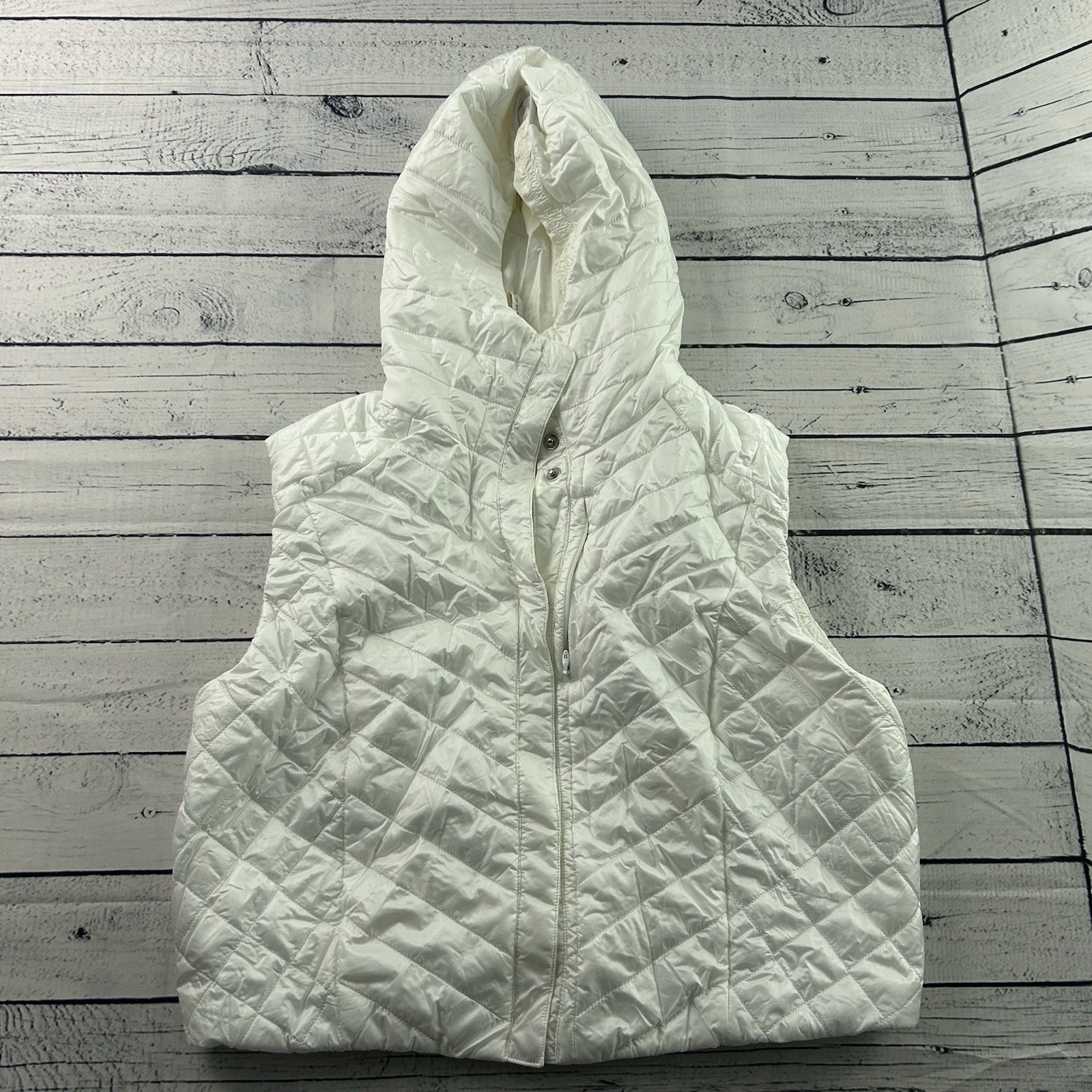 Lululemon Snap Button Lightweight Puffer Vest Cro… - image 1