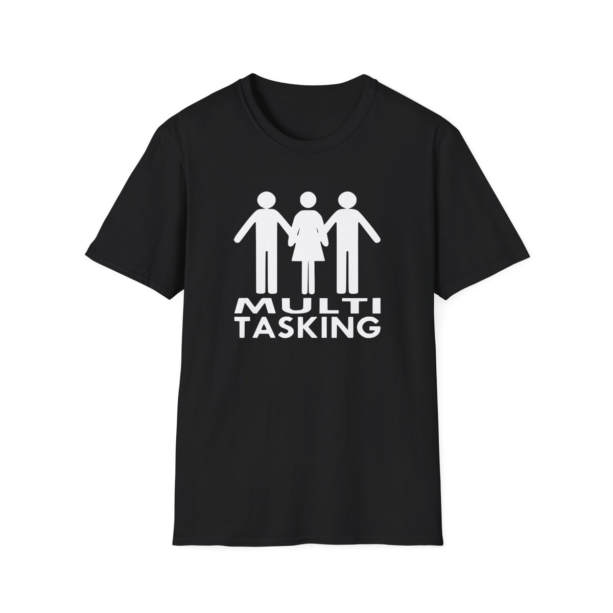 T-shirt Uomo Umoristica "I Multitasking" - Maglietta Divertente E Maleducata - Vestibilità Regolare