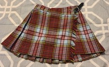 Vintage Glen Appin Of Scotland Tartan Wool Skirt Size 10, 2-3T