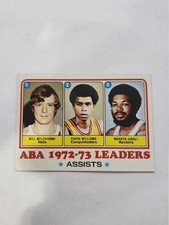 1973 Topps ABA 1972-73 Assist Leaders Bill Melchionni Chuck Williams Warren