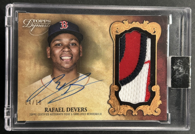 2021 Topps Dynasty - Rafael Devers #DAP-RD1 Boston Red Sox - Patch