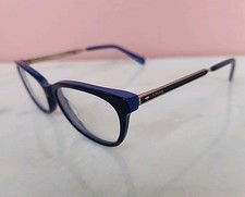 Fossil FOS 7010 PJP Eyeglass Frames Blue Metal Temple 53-17-140-mm Frames Only