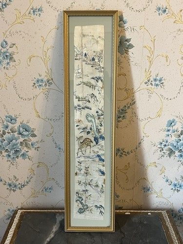 Broderie Chinoise Ancienne Sur