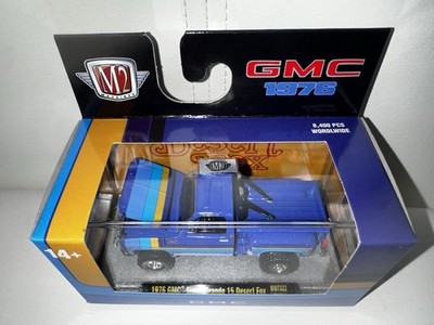 M2 Machines 1976 GMC SIERRA GRANDE 15 DESERT FOX BLUE | eBay