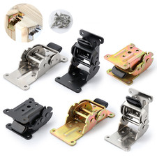 Heavy Load 0-180 Degree Folding Table Leg Brackets Self Lock Foldable Hinge