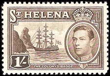 St. Helena #118-124 set MH VF