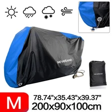 Waterproof Motorcycle Bike Scooter Moped Cover All Weather Sun UV Dust Protect 1
