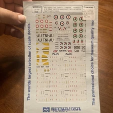 Superscale Decals 720434 1/72 Scale BAe Hawks UAE(Dubai), Zimbabwe, Indonesia,